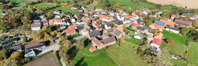 Panorama aus der Luft vom Oktober 2024